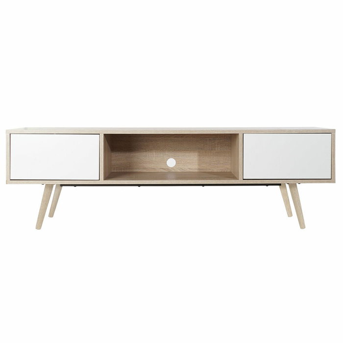 Meubles de télévision DKD Home Decor Blanc Métal Bois MDF (160 x 40 x 50 cm) Meubles de télévision DKD Home Decor Blanc Métal Bois MDF (160 x 40 x 50 cm)
