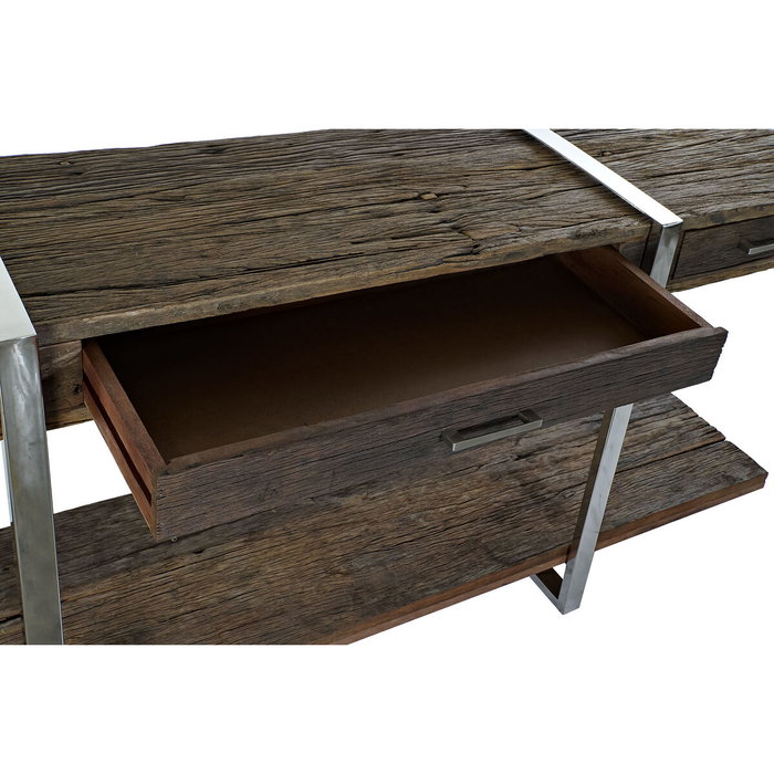 Meuble d'Entrée DKD Home Decor Marron Argenté 180 x 44 x 75 cm
