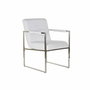 Chaise DKD Home Decor Polyester Acier Blanc (56 x 68 x 92 cm)