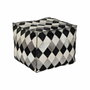 DKD Home Decor Pouf Polyester Cuir Marron