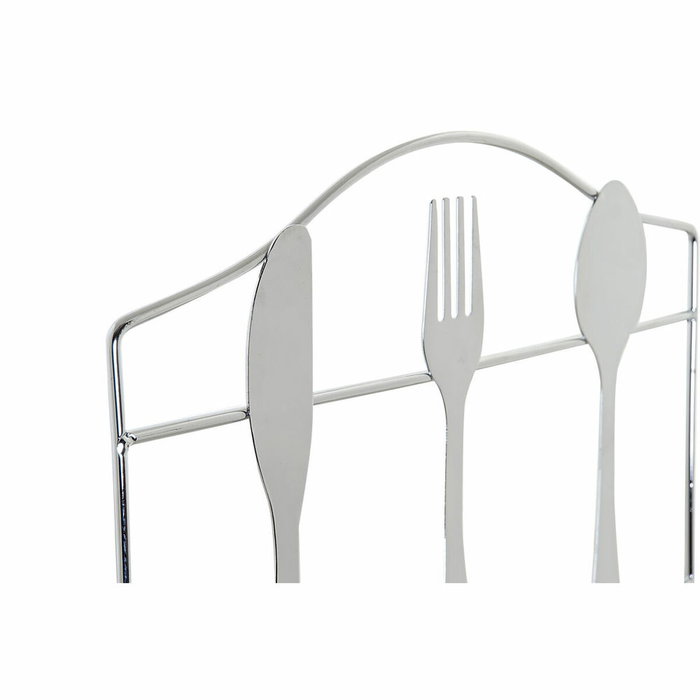 Pupitre DKD Home Decor Couverts Argenté Métal Plastique 23 x 15 x 22 cm Pupitre DKD Home Decor Couverts Argenté Métal Plastique 23 x 15 x 22 cm