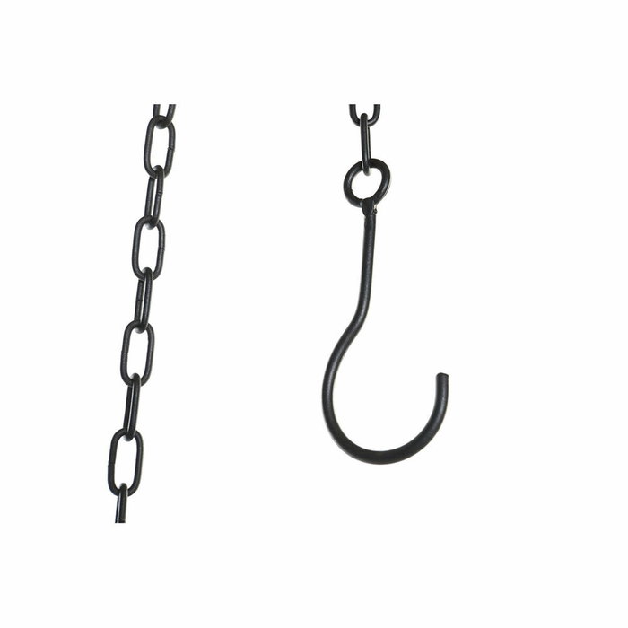 Bougeoir DKD Home Decor Noir Métal Verre 60 x 60 x 73 cm