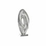 DKD Home Decor Figurine Décorative Abstrait Argenté Moderne