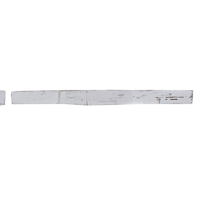 Centre de Table DKD Home Decor Blanc Bois 57 x 54 x 3 cm (3 Pièces)
