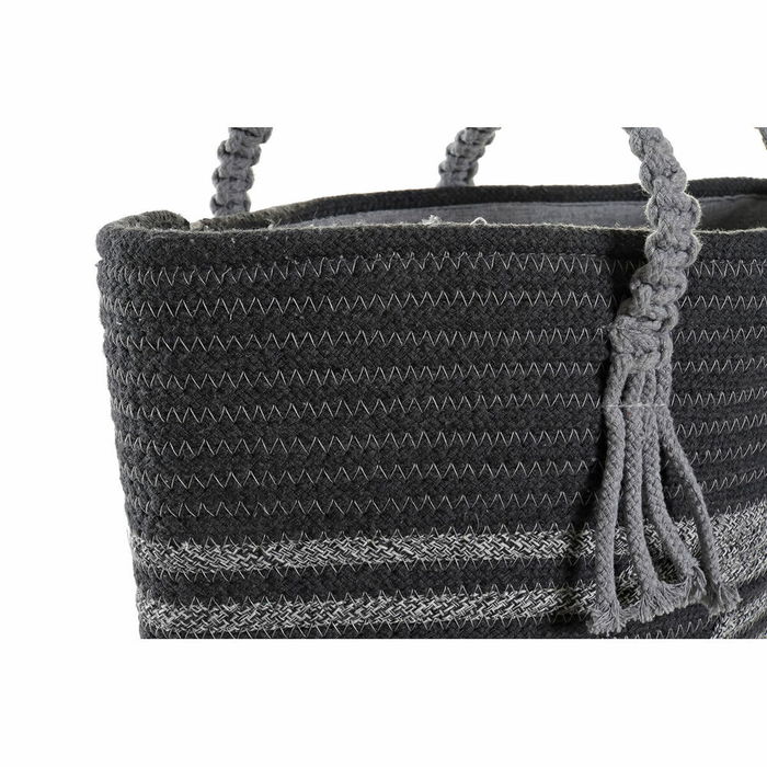 Sac DKD Home Decor 48 x 16 x 36 cm Gris