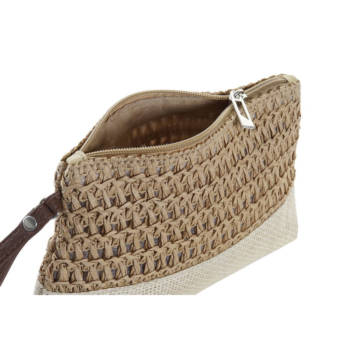 Trousse de toilette DKD Home Decor Fibre Jaune Bleu Blanc Rouge Beige (4 Unités)