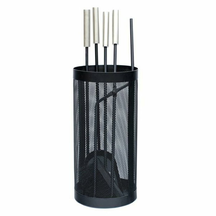 Acessoires de cheminée DKD Home Decor Noir Acier inoxydable Acier 11 x 2 x 51 cm (4 Pièces) Acessoires de cheminée DKD Home Decor Noir Acier inoxydable Acier 11 x 2 x 51 cm (4 Pièces)