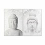 DKD Home Decor Toile de décoration Buda Oriental