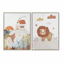 DKD Home Decor Toile Design Enfant, 53 x 4,5 x 73 cm