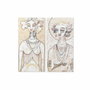 Toile DKD Home Decor Pin Toile 60 x 3,7 x 120 cm