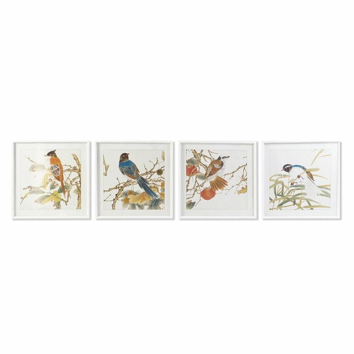 DKD Home Decor Cadre Verre Bois MDF 60 x 2,5 x 60 cm Gris DKD Home Decor Cadre Verre Bois MDF 60 x 2,5 x 60 cm Gris