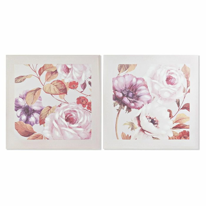 DKD Home Decor Toile Sapin Rose 70 x 3 x 70 cm DKD Home Decor Toile Sapin Rose 70 x 3 x 70 cm