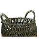 Set de basket DKD Home Decor Vert Naturel Boho 33 x 33 x 40 cm Rotin 4 Kg 2 Pièces