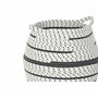 Set de basket DKD Home Decor Blanc Marron Gris Jute (2 Pièces) (2 Unités)