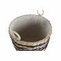 Set de basket DKD Home Decor Noir Naturel Fibre naturelle (3 Pièces) (3 Unités)