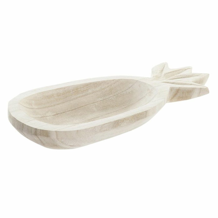 Centre de Table DKD Home Decor Marron Bois de paulownia 39 x 16 x 5 cm Centre de Table DKD Home Decor Marron Bois de paulownia 39 x 16 x 5 cm