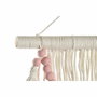 DKD Home Decor Décoration murale 70 x 3 x 85 cm Bleu Rose Crème (2 Unités)