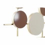 DKD Home Decor Décoration murale Moderne Scandi Blanc et Rose Doré
