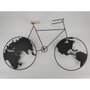 DKD Home Decor Décoration murale Bicyclette en Métal Noir