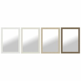 Miroir mural DKD Home Decor Marron Noir Gris foncé Ivoire 70 x 2 x 97 cm (4 Unités)