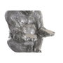 DKD Home Decor Figurine Décorative Gorille Argenté Colonial