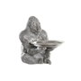 DKD Home Decor Figurine Décorative Gorille Argenté Colonial