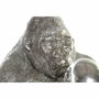 DKD Home Decor Figurine Décorative Gorille Argenté Colonial