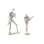 DKD Home Decor Figurine Décorative Musicien Doré (Lot de 2)