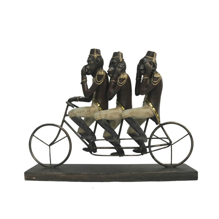 Figurine Décorative DKD Home Decor Singe Tricycle Noir Doré Métal Résine Colonial (40 x 9 x 31 cm) Figurine Décorative DKD Home Decor Singe Tricycle Noir Doré Métal Résine Colonial (40 x 9 x 31 cm)