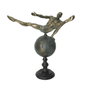 DKD Home Decor Figurine Décorative Gymnaste Moderne Monde Doré