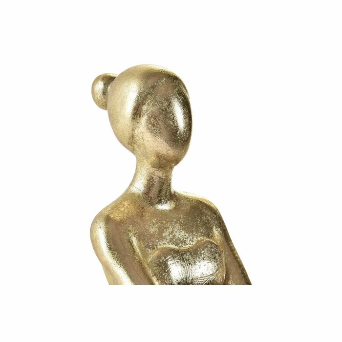 DKD Home Decor Figurine Décorative Ballerine Doré Gris foncé DKD Home Decor Figurine Décorative Ballerine Doré Gris foncé