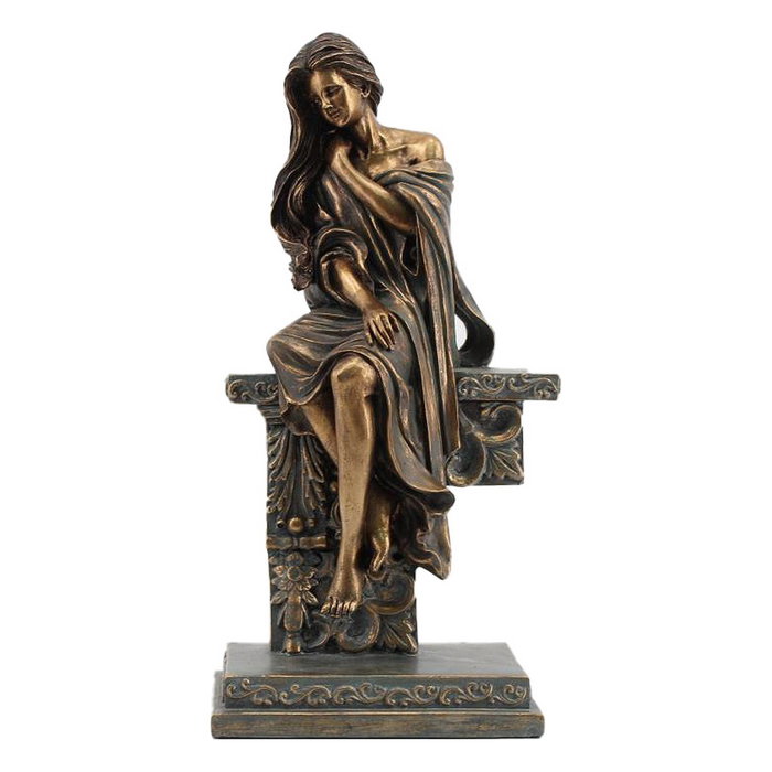 DKD Home Decor Figurine Décorative Femme Cuivre DKD Home Decor Figurine Décorative Femme Cuivre