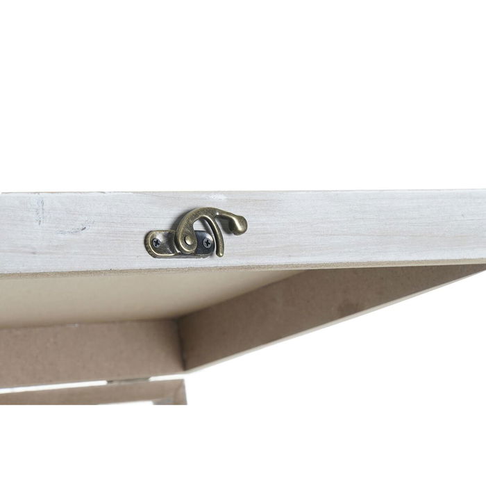 Boîte Décorative DKD Home Decor Multicouleur Bois MDF Plage méditerranéen Compteur (2 Unités)