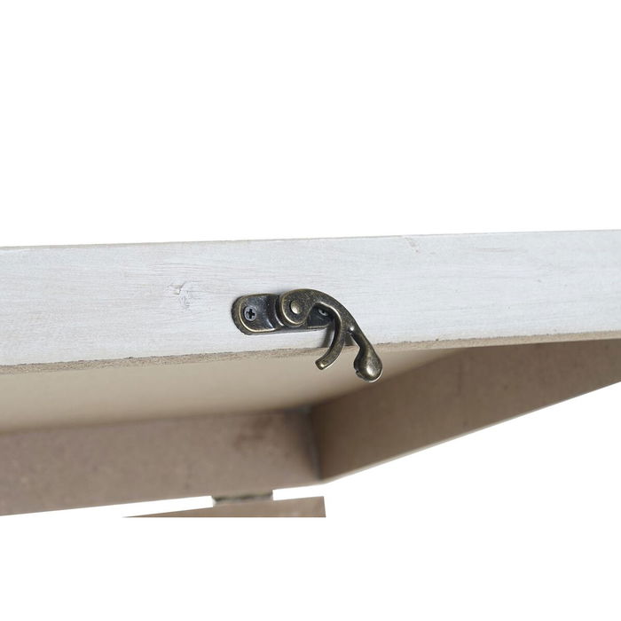 Boîte Décorative DKD Home Decor Blanc Noir Doré Bois MDF Moderne Vase (2 Unités)