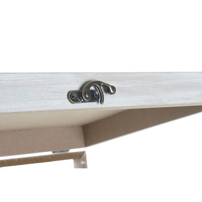 Boîte Décorative DKD Home Decor Jaune Beige Rose Bois MDF Fleurs Vase Compteur (2 Unités)