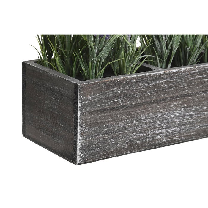 Plante décorative DKD Home Decor Bois Polyéthylène 32 x 14 x 19,5 cm (2 Unités) Plante décorative DKD Home Decor Bois Polyéthylène 32 x 14 x 19,5 cm (2 Unités)