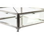 Boîte à bijoux DKD Home Decor Transparent Argenté Métal Verre 25 x 21 x 10 cm