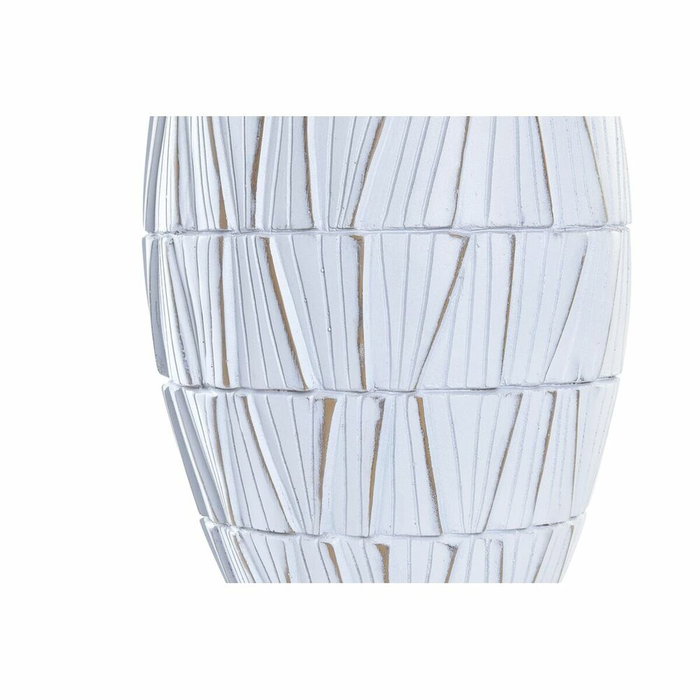 DKD Home Decor Vase Blanc Résine Moderne (19 x 19 x 60 cm) vestiture DKD Home Decor Vase Blanc Résine Moderne (19 x 19 x 60 cm) vestiture