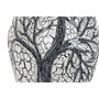 DKD Home Decor Vase Arbre Blanc et Noir en Verre et Terre cuite 29 x 29 x 60 cm