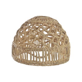 Écran de lampe DKD Home Decor Naturel Tressé 46 x 46 x 35 cm