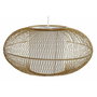 Suspension DKD Home Decor Blanc Naturel Bambou 40 W 83 x 83 x 40 cm