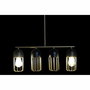 Suspension DKD Home Decor Noir Doré 220 V 50 W (60 x 11 x 26 cm)