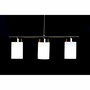 Suspension DKD Home Decor Blanc Doré Métal Verre 60 x 15 x 25 cm