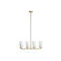 Suspension DKD Home Decor Doré Blanc (67 x 14 x 22 cm)