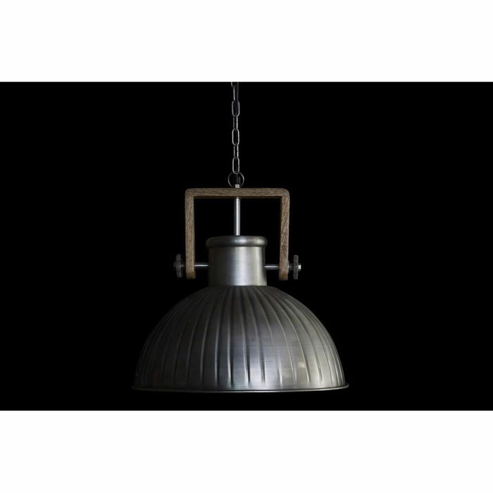 Suspension DKD Home Decor Marron Argenté Fer Bois de manguier 50 W 41 x 41 x 40 cm Suspension DKD Home Decor Marron Argenté Fer Bois de manguier 50 W 41 x 41 x 40 cm