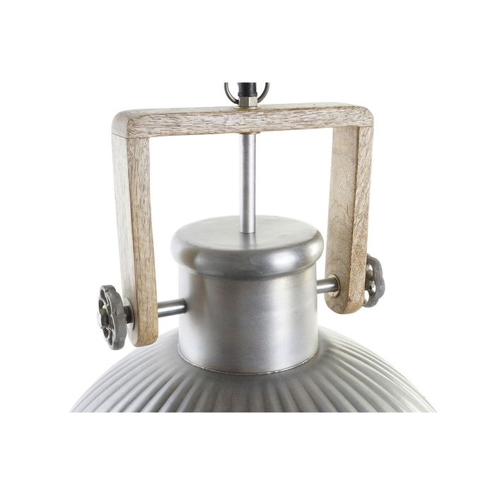 Suspension DKD Home Decor Marron Argenté Fer Bois de manguier 50 W 41 x 41 x 40 cm Suspension DKD Home Decor Marron Argenté Fer Bois de manguier 50 W 41 x 41 x 40 cm