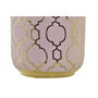DKD Home Decor Vase Rose Doré Porcelaine Oriental Chrome 13 x 13 x 26 cm