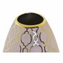 DKD Home Decor Vase Porcelaine Rose Doré Oriental (18 x 18 x 24 cm) reconnissable par son design oriental et ses finitions chrome.