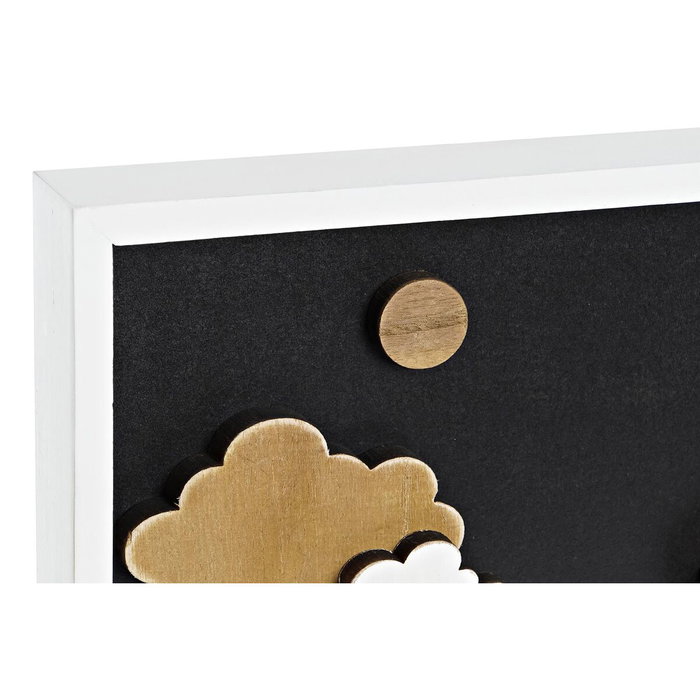 DKD Home Decor Décoration murale Maisons Urbaine Blanc Marron 40 x 3,5 x 20 cm DKD Home Decor Décoration murale Maisons Urbaine Blanc Marron 40 x 3,5 x 20 cm