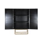 Armoire DKD Home Decor 110 x 50 x 180 cm Noir Métal Peuplier